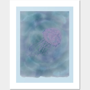 Watercolor Splash Jelly Posters and Art